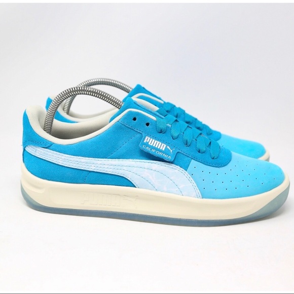 Puma California Cali blue skateboard sneaker Sz 9 - Picture 2 of 6